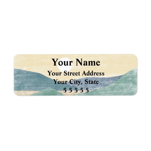 Artistic Return Address Labels (Front)