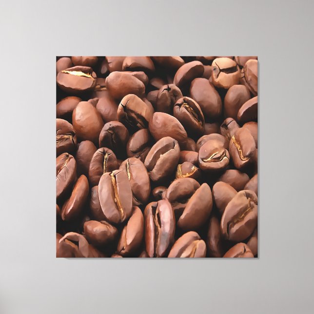  Artistic Roasted Coffee Beans  Canvas Print (Front)