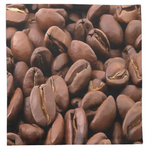Artistic Roasted Coffee Beans Cloth Napkin