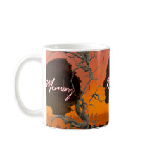 Artistic Silhouette "Memory" Vintage Esthetic Mug