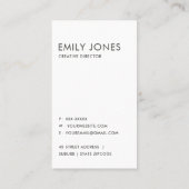 ARTISTIC SILVER FAUX SKETCH STRIPED LINE PATTERN BUSINESS CARD (Back)