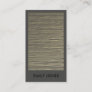 ARTISTIC SILVER FAUX SKETCH STRIPED LINE PATTERN BUSINESS CARD