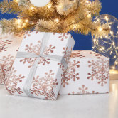 Rose Gold Christmas Wrapping Paper