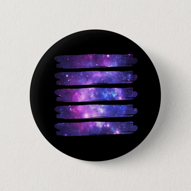 Artistic  Space Galaxy Button (Front)
