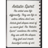 Artistic Spirit 160 Page Custom Writing Journal (Inside Front)