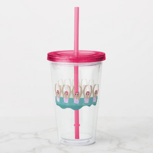 Artistic Swimmers Artistic Swimming Illustration Acrylic Tumbler