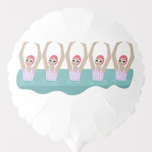 Artistic Swimmers Artistic Swimming Illustration Balloon