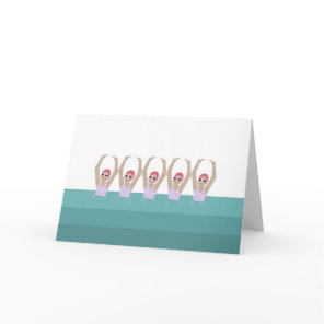Artistic Swimmers | Artistic Swimming Illustration Card