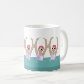 Artistic Swimmers | Artistic Swimming Illustration Coffee Mug