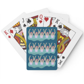 Artistic Swimmers | Artistic Swimming Illustration Poker Cards