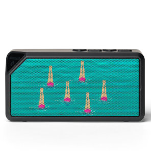Artistic Swimmers Swimming Under Water  Bluetooth Speaker