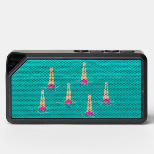 Artistic Swimmers Swimming Under Water Bluetooth Speaker