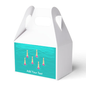 Artistic Swimmers - Swimming Under Water Favor Boxes