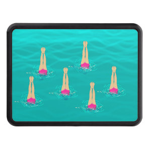 Artistic Swimmers - Swimming Under Water  Hitch Cover