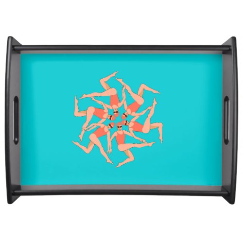 Artistic Swimmers _ Synchronized Swimming Dance Serving Tray