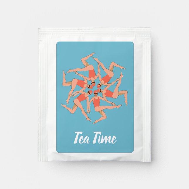 Artistic Swimmers - Synchronized Swimming Dance Tea Bag Drink Mix (Front)