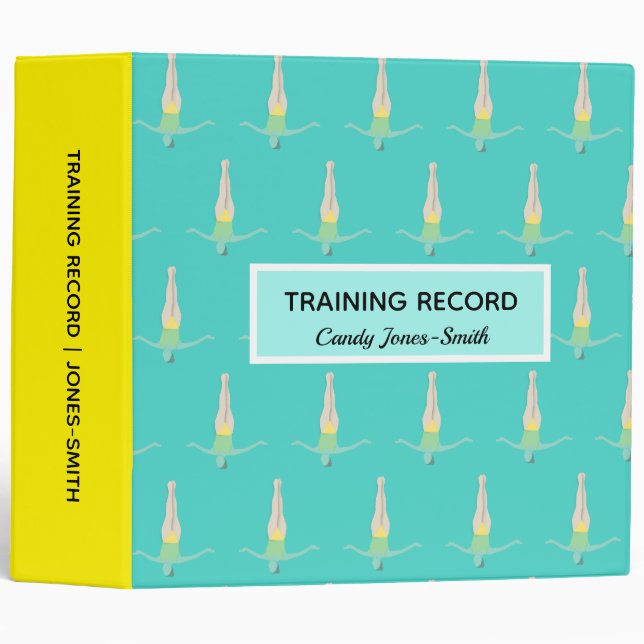 Artistic Swimming 3 Ring Binder (Front/Spine)