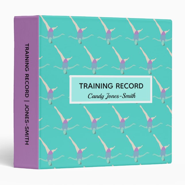 Artistic Swimming 3 Ring Binder (Front/Spine)