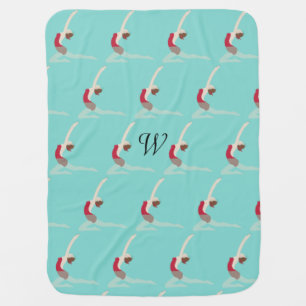 Artistic Swimming Baby Blanket