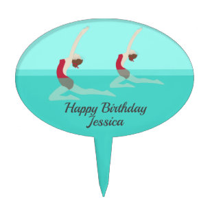 Artistic Swimming Cake Topper