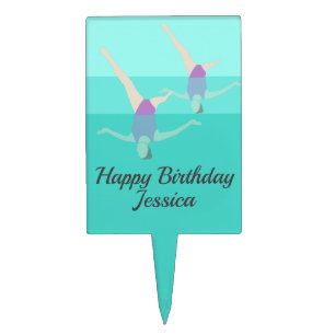 Artistic Swimming Cake Topper