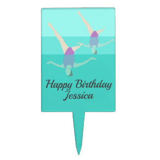 Artistic Swimming Cake Topper