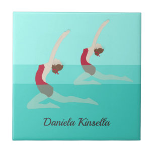 Artistic Swimming Ceramic Tile