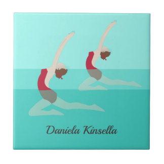 Artistic Swimming Ceramic Tile