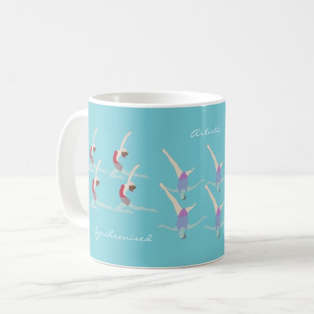 Artistic Swimming Coffee Mug (Front Left)