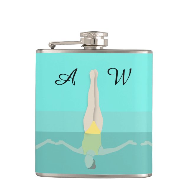 Artistic Swimming Flask (Front)