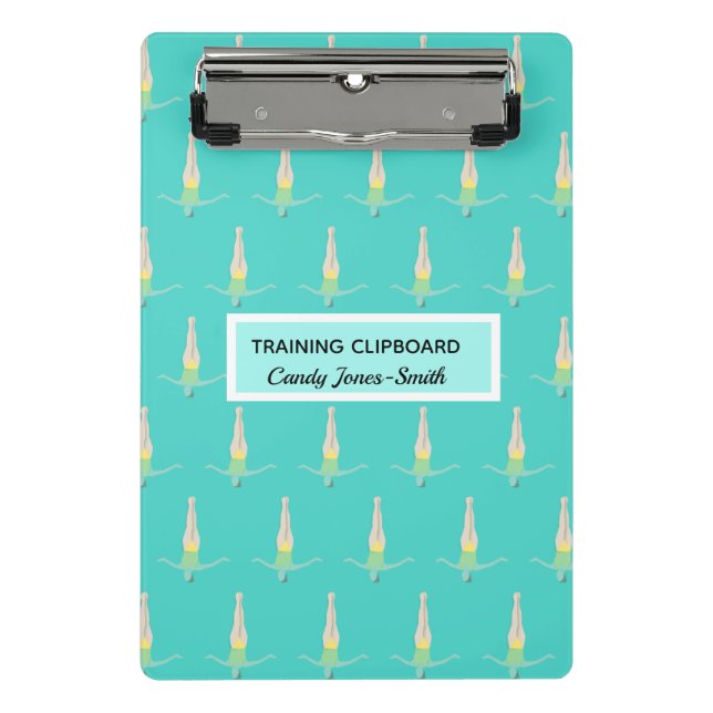 Artistic Swimming Mini Clipboard (Front)