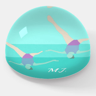 Artistic Swimming Paperweight