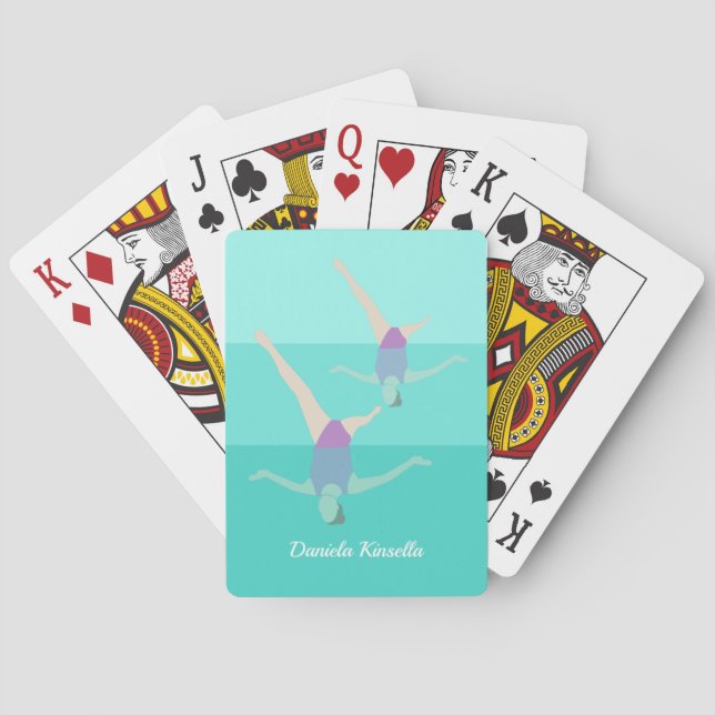 Artistic Swimming Poker Cards (Back)