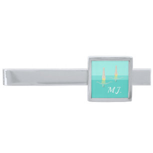 Artistic Swimming Silver Finish Tie Bar