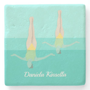 Artistic Swimming Stone Coaster