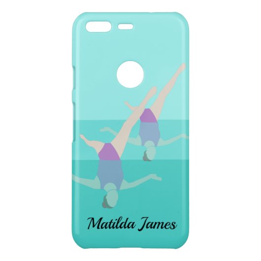 Artistic Swimming Uncommon Google Pixel Case (Back)