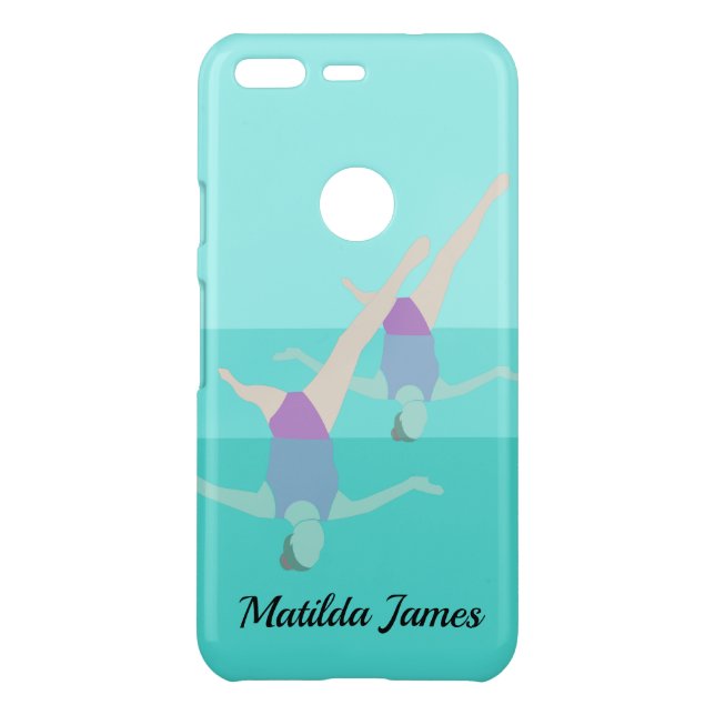 Artistic Swimming Uncommon Google Pixel Case (Back)