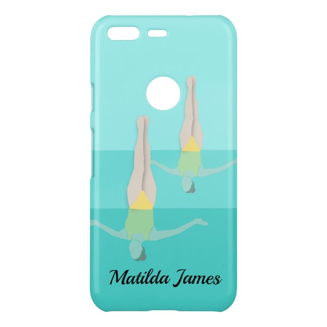 Artistic Swimming Uncommon Google Pixel Case (Back)