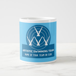 Artistic Synchronized Swimming Club Team T-Shirt Giant Coffee Mug