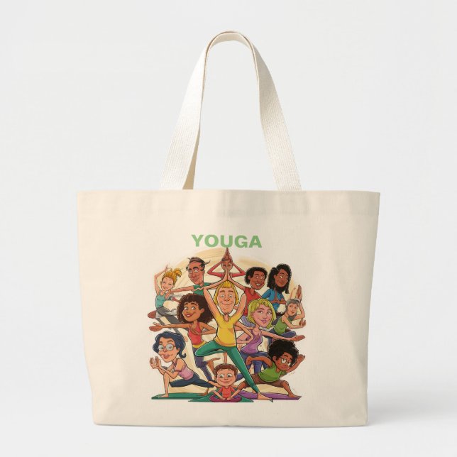 Artistic Tattoo Yoga Bag – Perfect Gift for Yogis (Front)