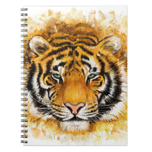Artistic Tiger Face Notebook