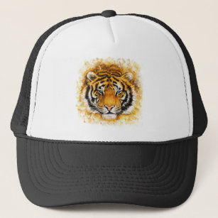 Artistic Tiger Face Trucker Hat