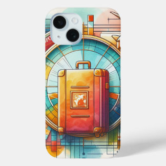 Artistic Travel Phone Case for iP 14