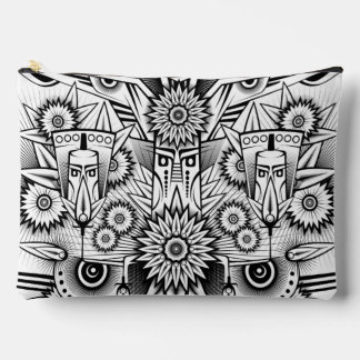 Artistic Tribal Design Accessory Pouch