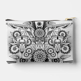Artistic Tribal Design Accessory Pouch
