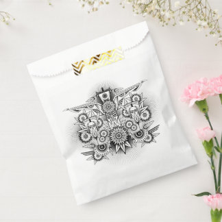 Artistic Tribal Design Favor Bag
