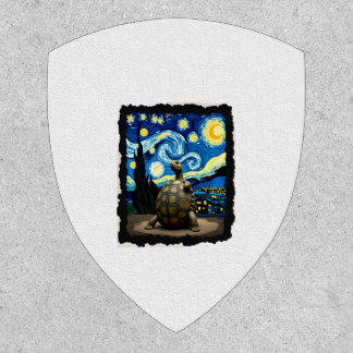 Artistic Turtle Shirt Starry Night Turtle (2) Patch