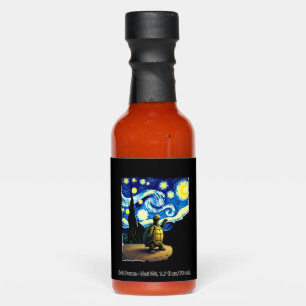 Artistic Turtle Shirt Starry Night Turtle (4) Hot Sauces