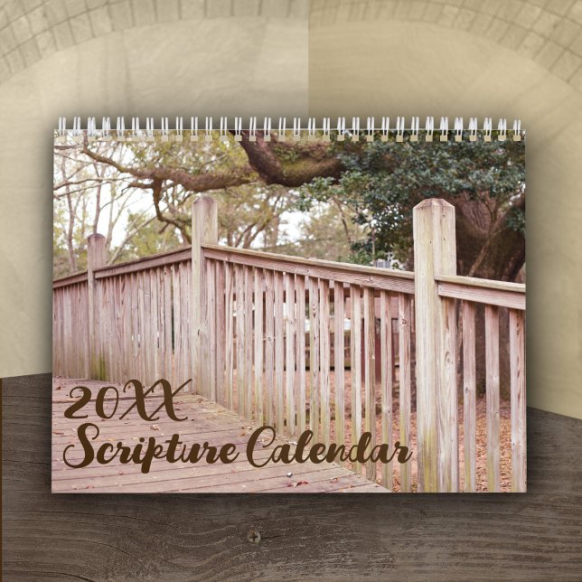 Artistic Typography Scripture Calendar (Creator Uploaded)