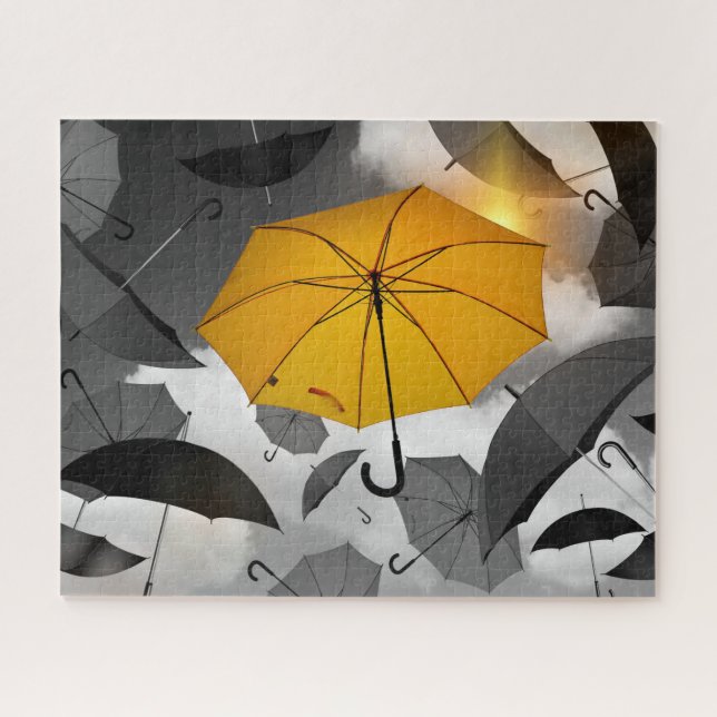 Artistic Umbrellas Photography Jigsaw Puzzle (Horizontal)